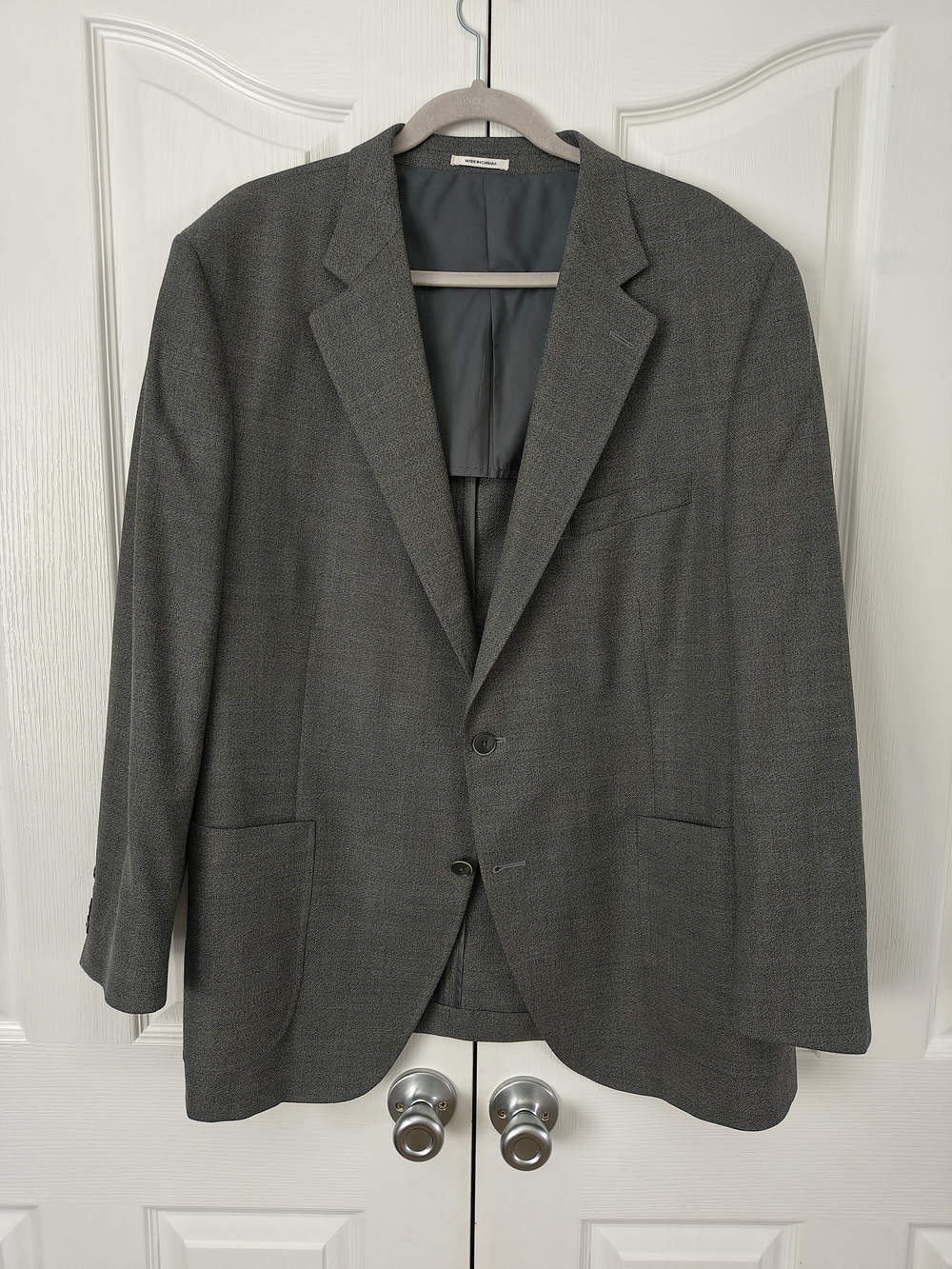 Peter Millar Gray Wool Two-Button Men's Blazer